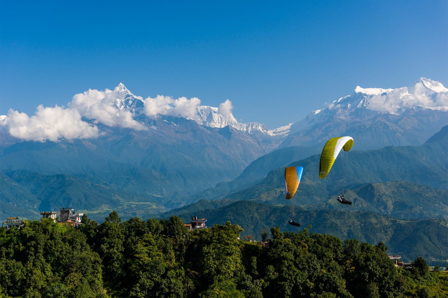 Paragliding in Nepal