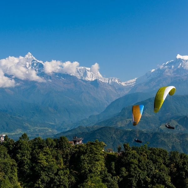 Paragliding in Nepal